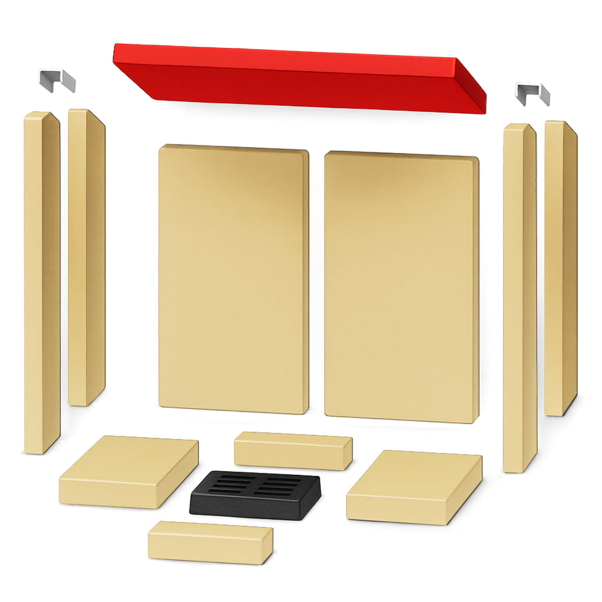 Umlenkplatte für NYBORG 3S, TALI Kaminofen - ACCENTE