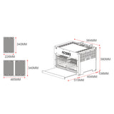 ACCENTE G-Force 8 – Gasgrill mit Oberhitze