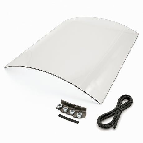 Kaminofen - Scheibe für BELLA II (inkl. Dichtung & Halteklammern - Set) - ACCENTE