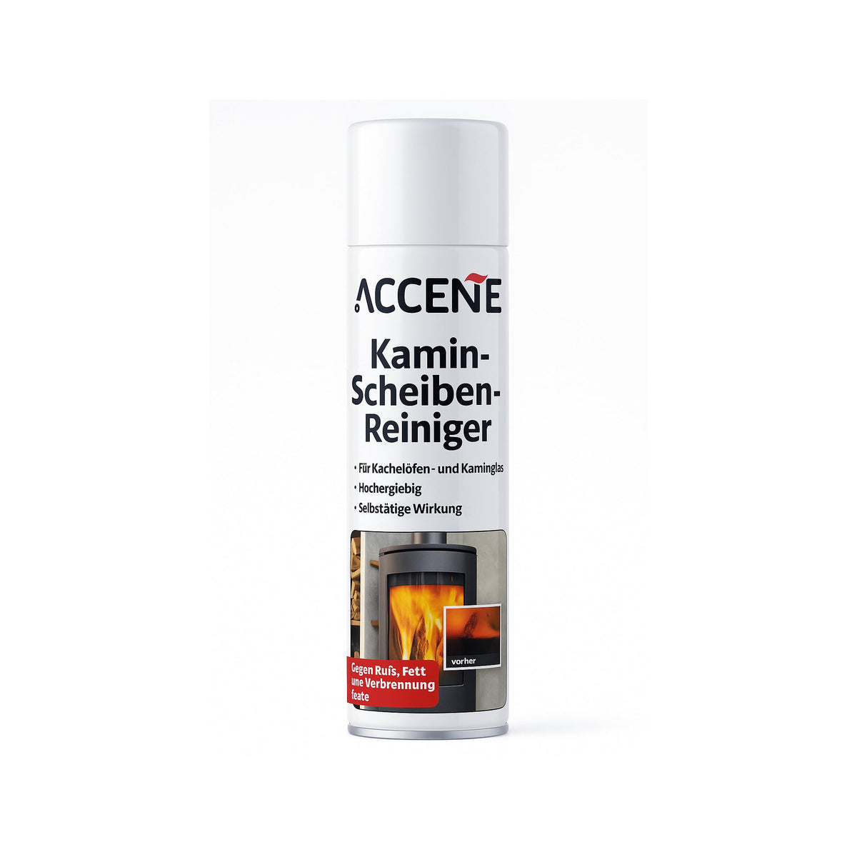 ACCENTE Reiniger für Kaminofen-Scheiben (Spray)