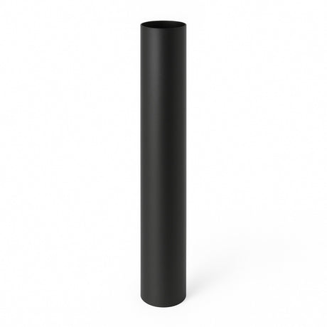 Rauchrohr 120 mm × 1000 mm, matt - schwarz, hitzebeständig - ACCENTE