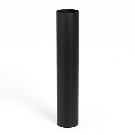 Rauchrohr 150 mm × 1000 mm, matt - schwarz, hitzebeständig - ACCENTE