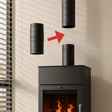 Kaminofenfilter, Emissionsfilter ACCENTE Sauberling - Einbau