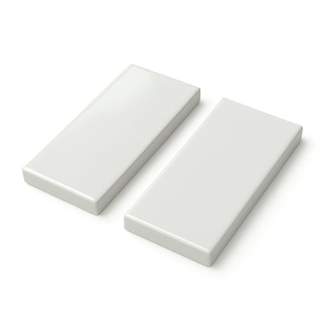Teefach - Stein (Keramik, weiß, 2 Stk.) für MAGNA Kaminofen - ACCENTE