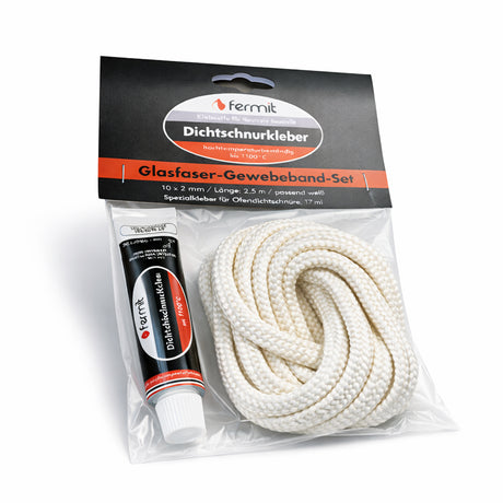 Glasfaser-Gewebeband-Set mit Kleber für Werkstattöfen